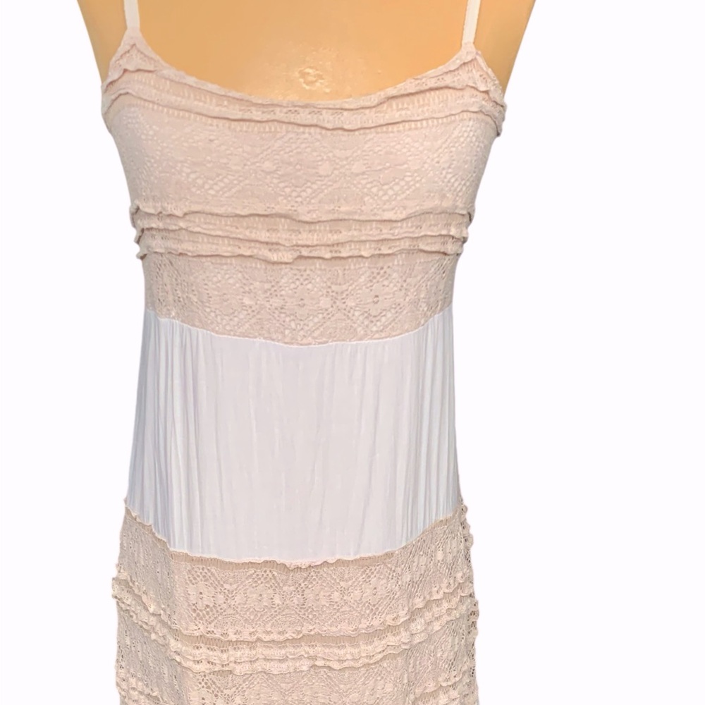 Scandal Italy, Cotton/ Viscose, Lace Bohemian Maxi Dress - Picture 4 of 13